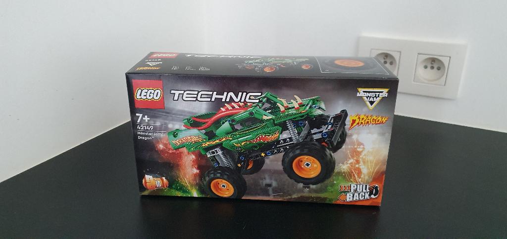 Lego Technic 42149 Monster Jam Dragon, nieuw en sealed, Ophalen of Verzenden, Nieuw, Complete set, Lego