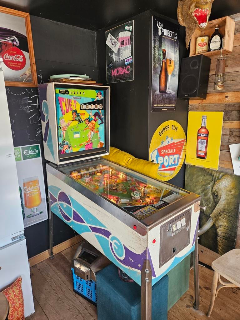 Flipper williams cue t 1969, Verzamelen, Automaten | Flipperkasten, Ophalen, Williams