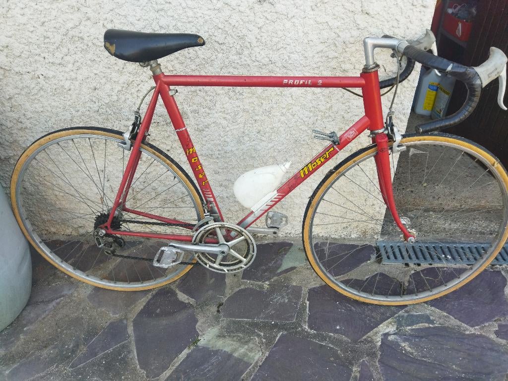 Vélo Vintage Francesco Moser profilé2(très rare), Fietsen en Brommers, Ophalen, Gebruikt, Overige merken, Versnellingen