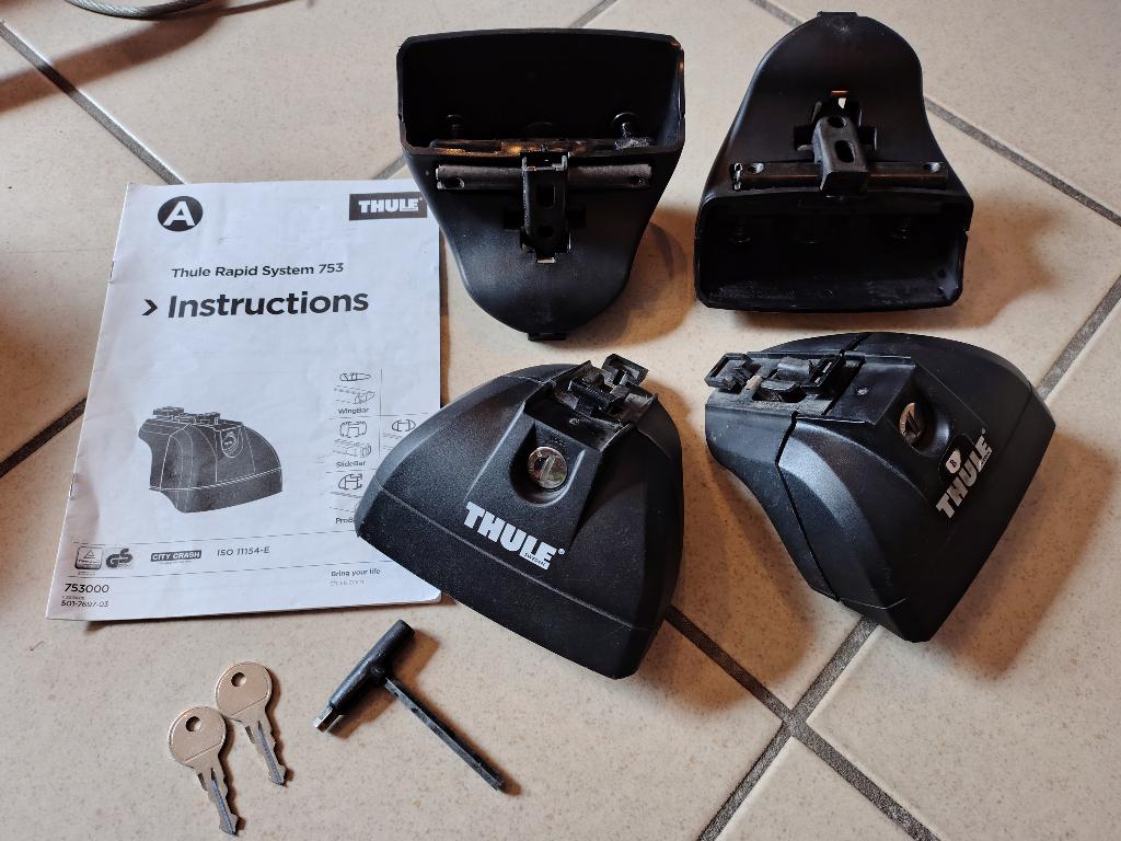 Thule Rapid System 753 voeten, Ophalen of Verzenden, Gebruikt