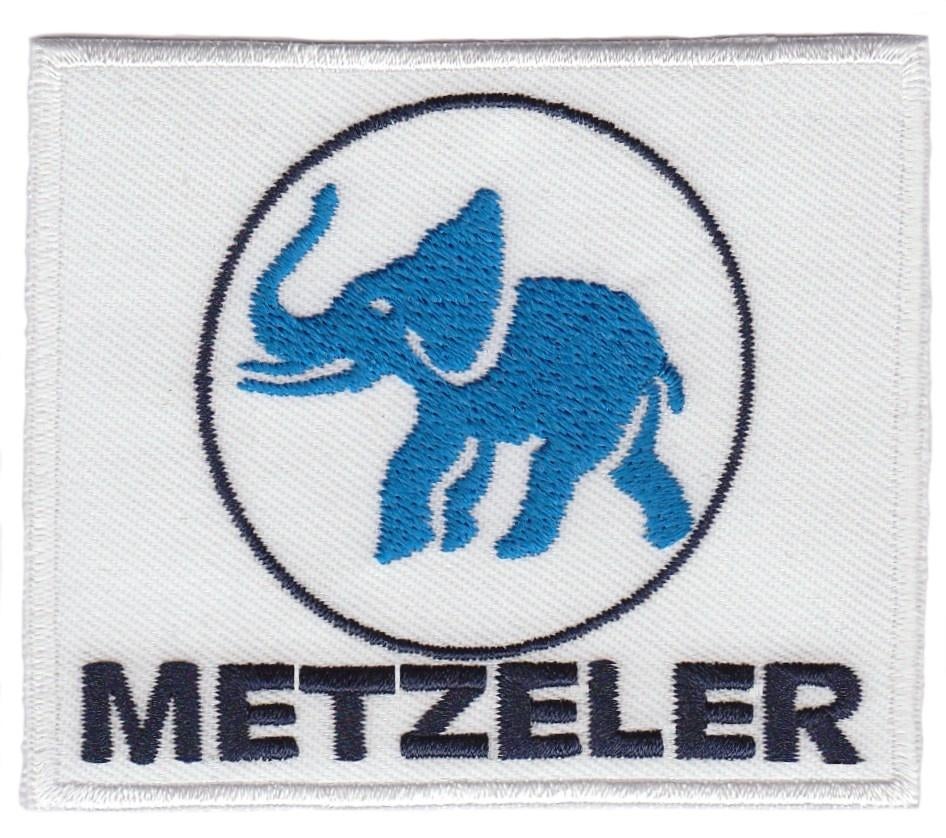 Metzeler stoffen opstrijk patch embleem, Motoren, Accessoires | Overige, Nieuw, Verzenden