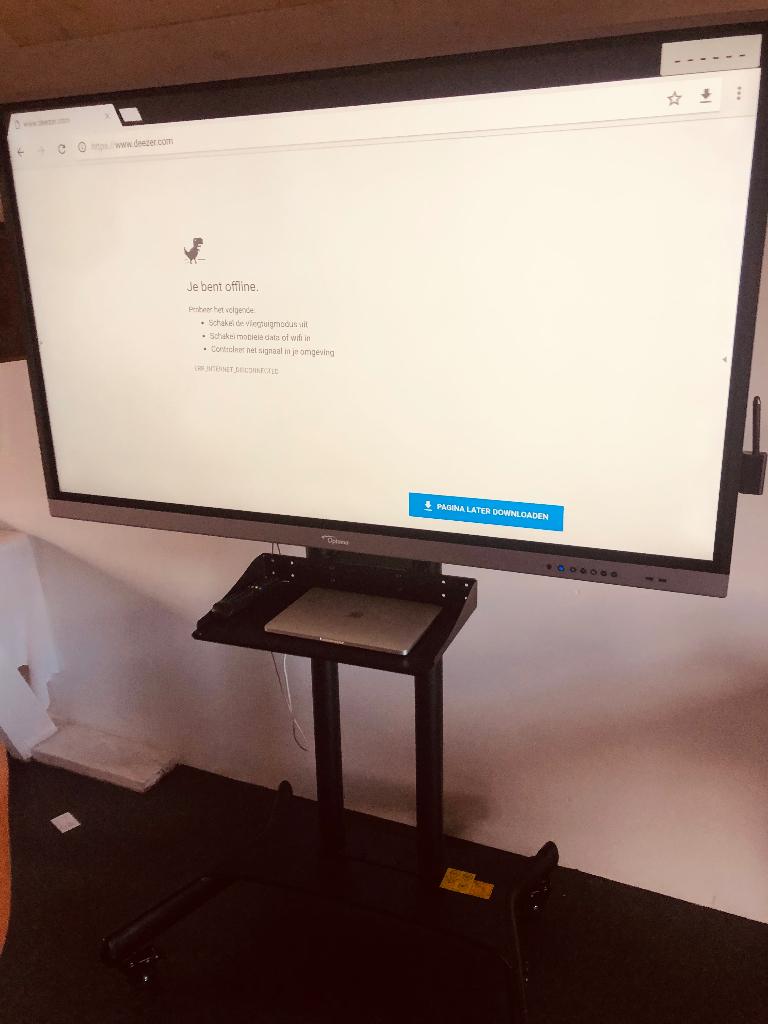 WHITEBOARD Interactive flat Panel Touch Display, Computers en Software, Monitoren, HDMI, Touchscreen, 65 inches, Zo goed als nieuw
