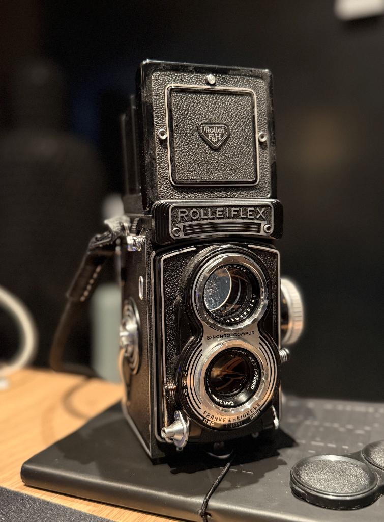 Rolleiflex T1 /6X6 Franke & Heidecke 3.5, Ophalen, Gebruikt