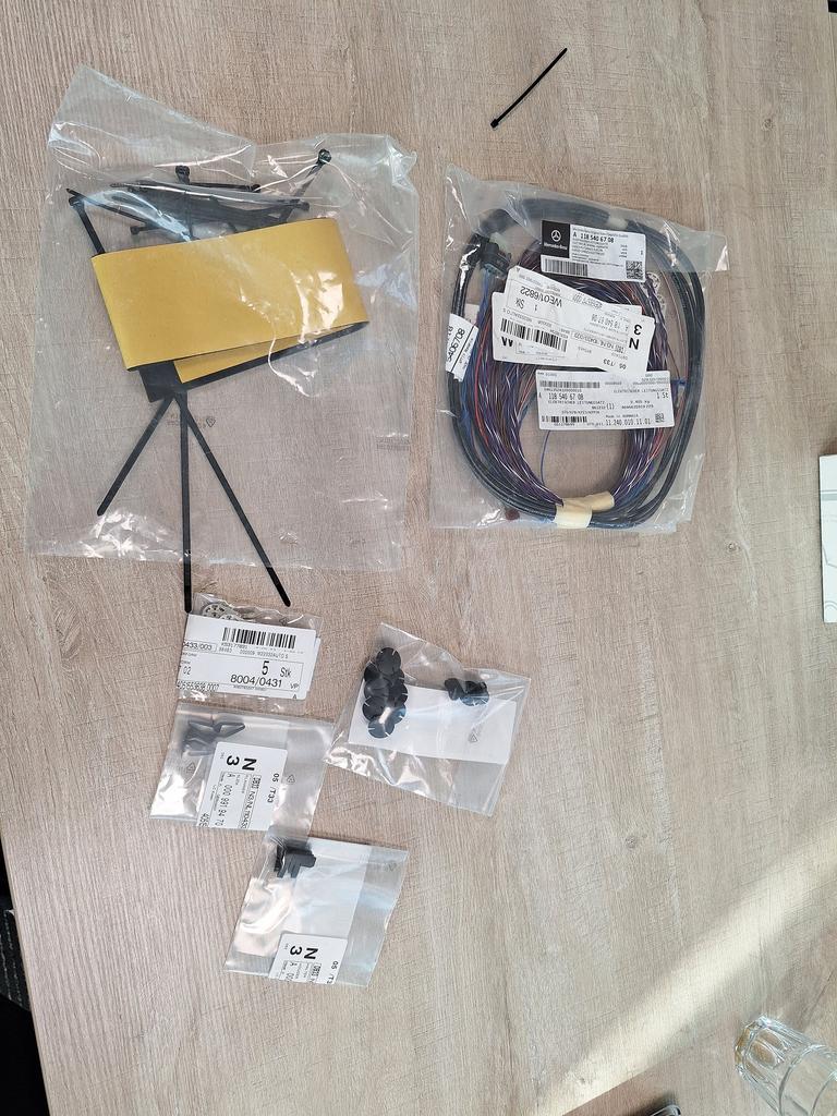 Achteruitrijcamera complete set Mercedes Origineel NIEUW, Ophalen, Gebruikt, -, -