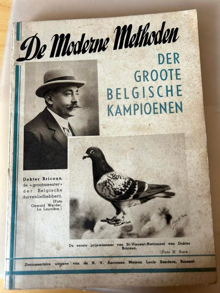 Oud boek duiven onze Belgische kampioenen, Ophalen of Verzenden