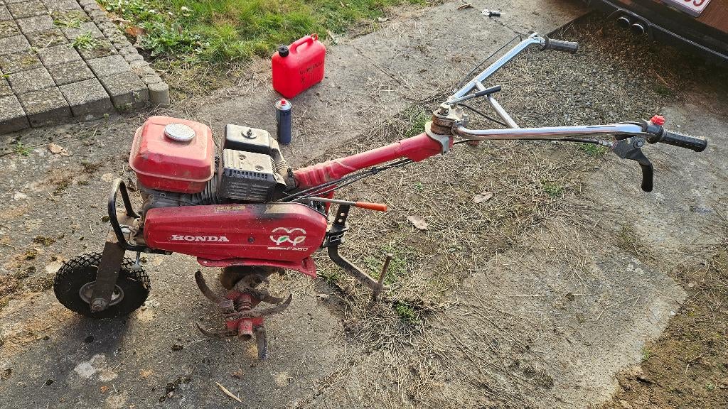 Honda f360 tuinfrees en ploeg, Ophalen, Gebruikt, Tuinfrees, Benzine