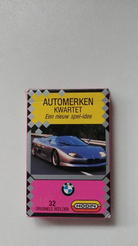 verzamelen* kwartet automerken*9€* Carta Mundi, Verzamelen, Speelkaarten, Jokers en Kwartetten, Ophalen, Zo goed als nieuw, Kwartet(ten)