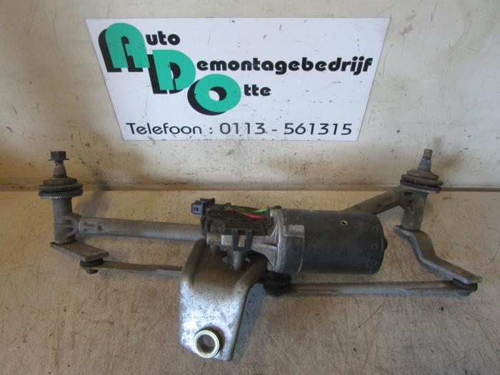 Ruitenwismotor + Mechaniek van een Peugeot 206, Gebruikt, -, -, Ophalen of Verzenden