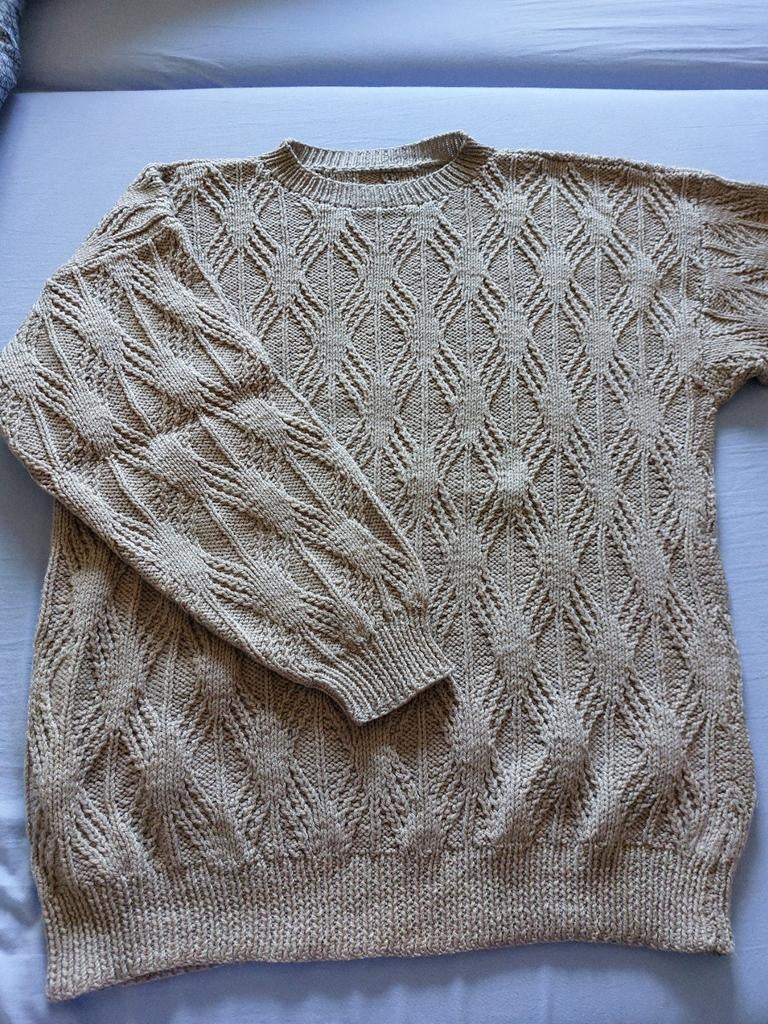 Handgebreide herentrui medium, Ophalen