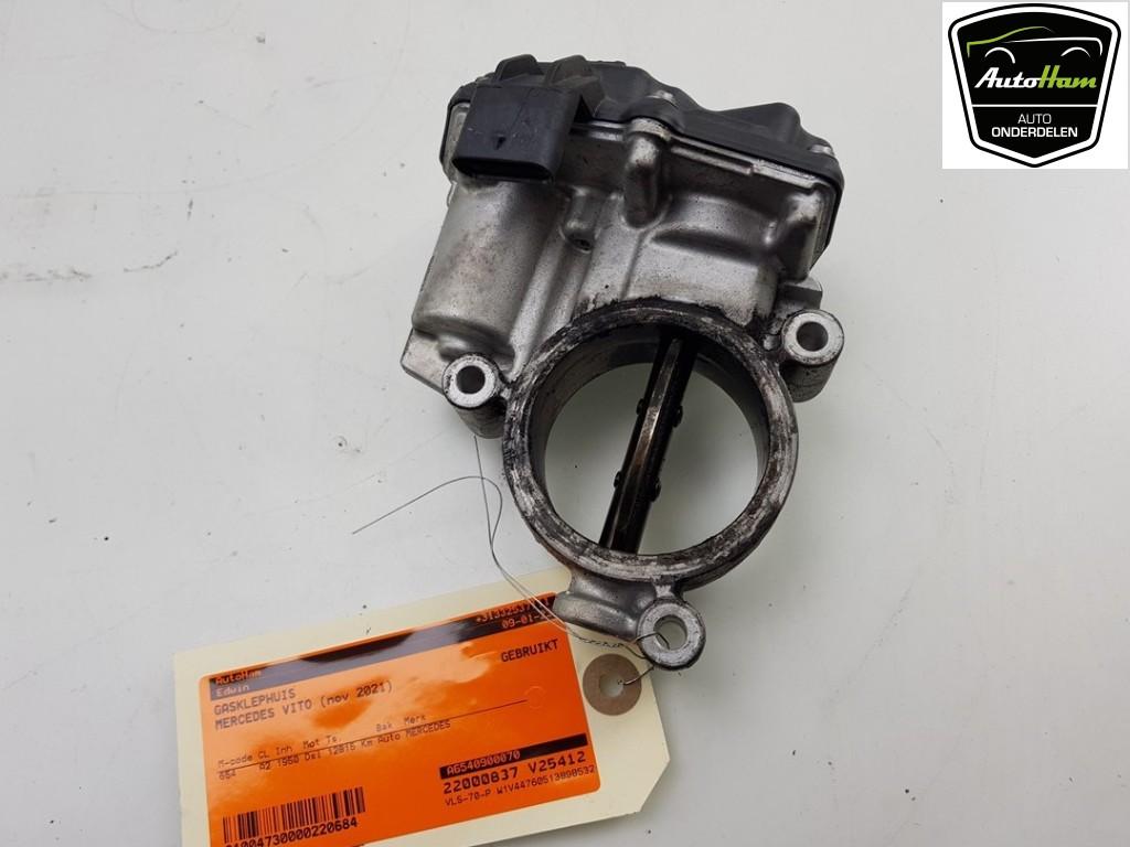 BOITIER PAPILLON Mercedes-Benz Vito (447.6) (|A6540900070|), Utilisé, Mercedes-Benz