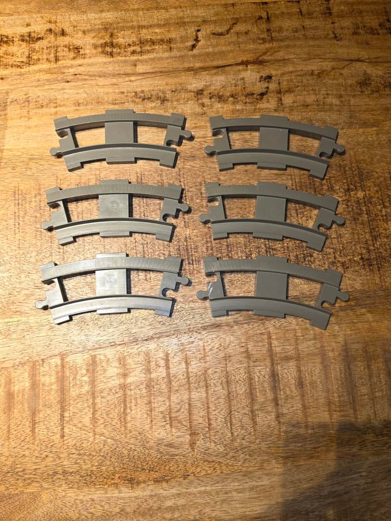 6 lego duplo treinsporen , bochten, Kinderen en Baby's, Speelgoed | Duplo en Lego, Ophalen of Verzenden, Duplo