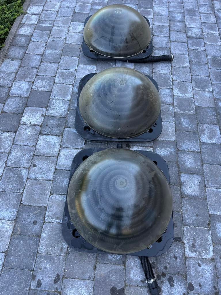 3 dome solaire pour piscine, Enlèvement, Utilisé