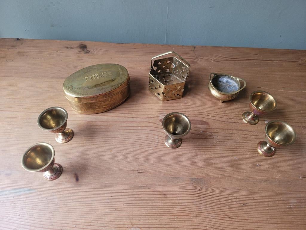 Lot d'articles en laiton, Antiquités & Art, Enlèvement ou Envoi