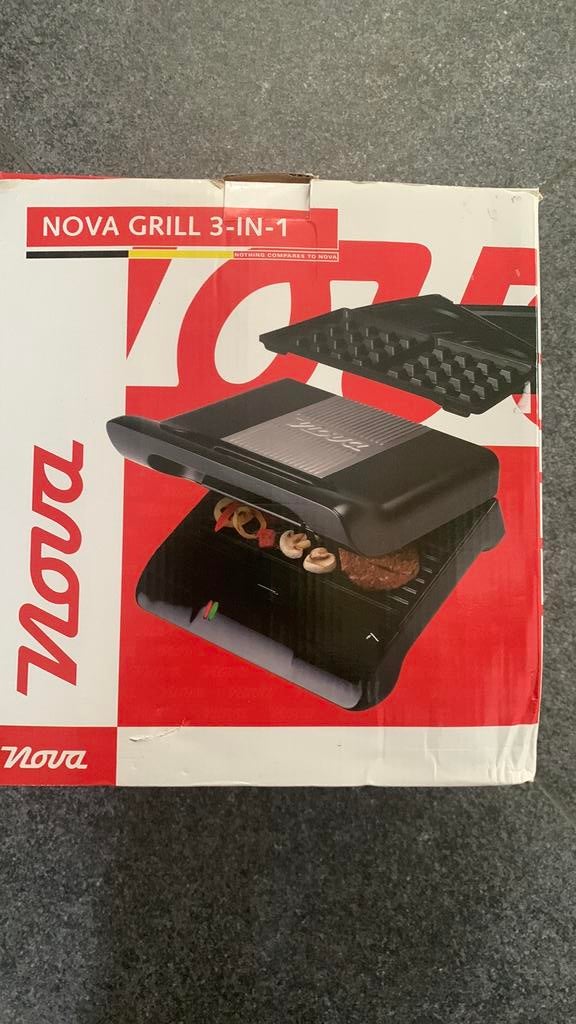 Nova Grill 3 in 1, Elektronische apparatuur, Contactgrills, Ophalen, Nieuw