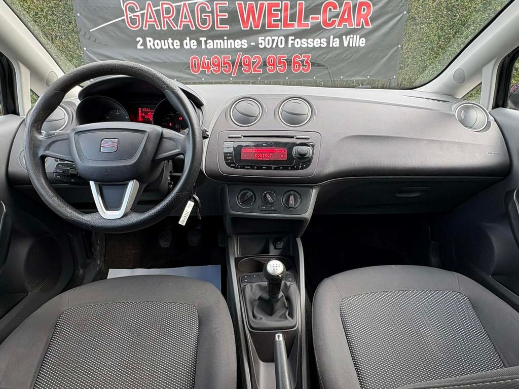 Seat Ibiza 1.4Tdi 5Portes Prête à Immat/Clim...Garantie 1an!, Voorwielaandrijving, Stof, Zwart, Bedrijf