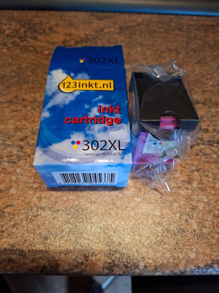 Inkt cartridge 302 XL kleur, Computers en Software, Printerbenodigdheden, Ophalen of Verzenden, Nieuw, Cartridge, 1 2 3 inkt
