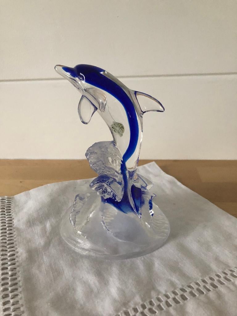 Dauphin en cristal d'Arques, Antiquités & Art, Enlèvement ou Envoi
