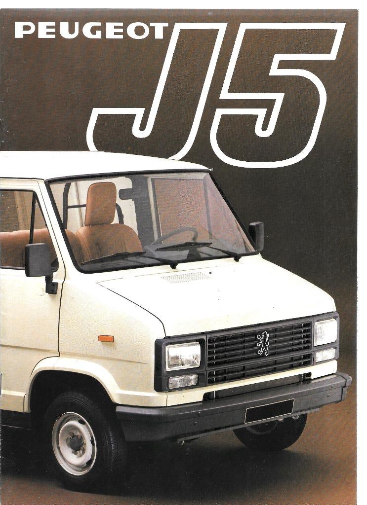 PEUGEOT J5, Livres, Autos | Brochures & Magazines, Comme neuf, Peugeot, Enlèvement ou Envoi