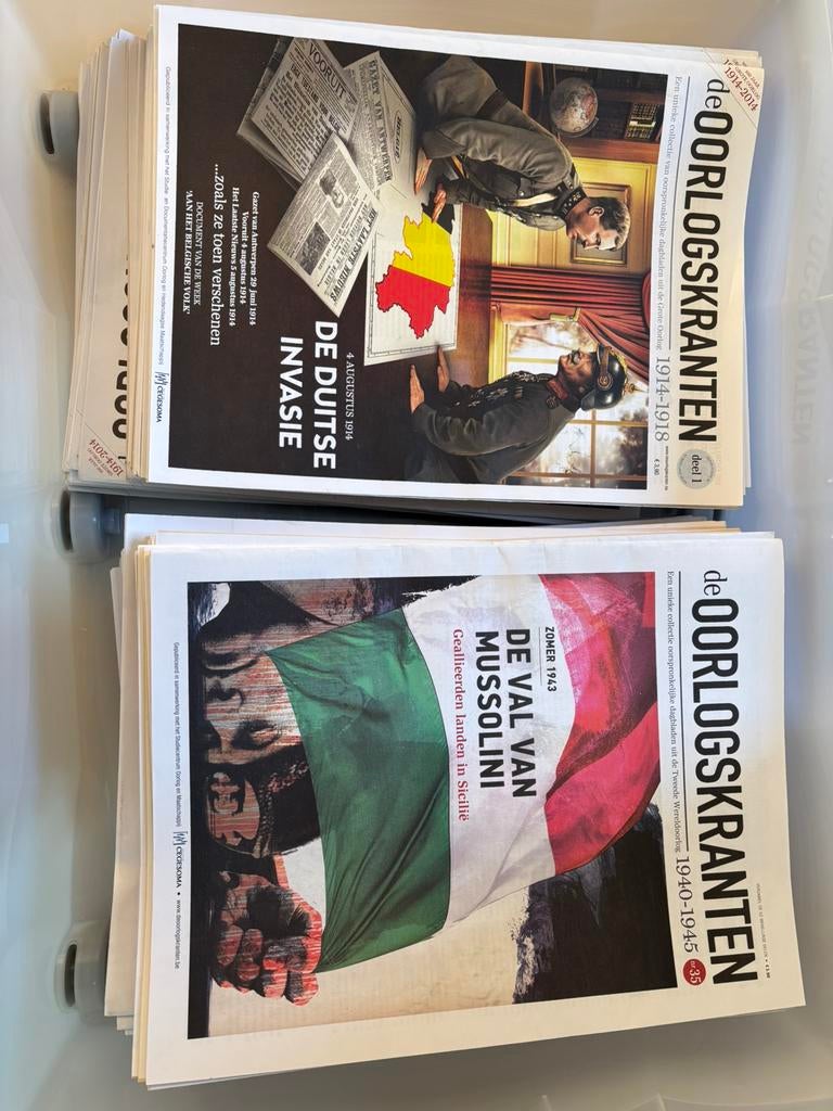 Oorlogskranten 1914 - 1918, interludium en 1940 - 1945, Boeken, Ophalen, Gelezen, Algemeen