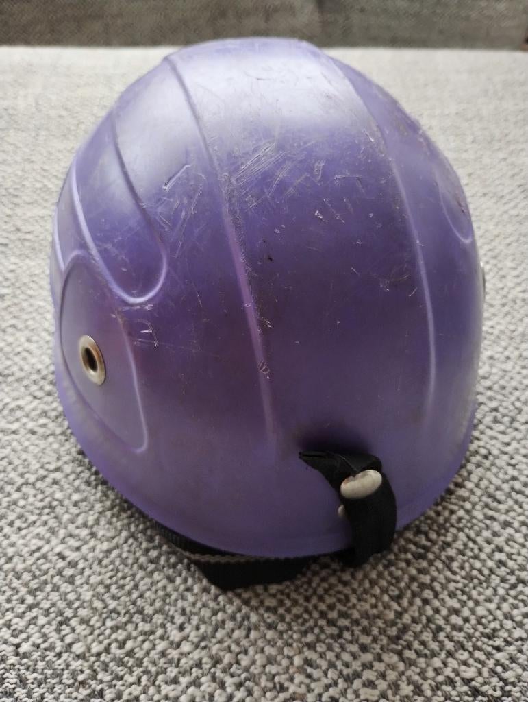 Klimhelm paars maat volwassene met klein hoofd, Ophalen, Gebruikt, Klimsport-accessoire