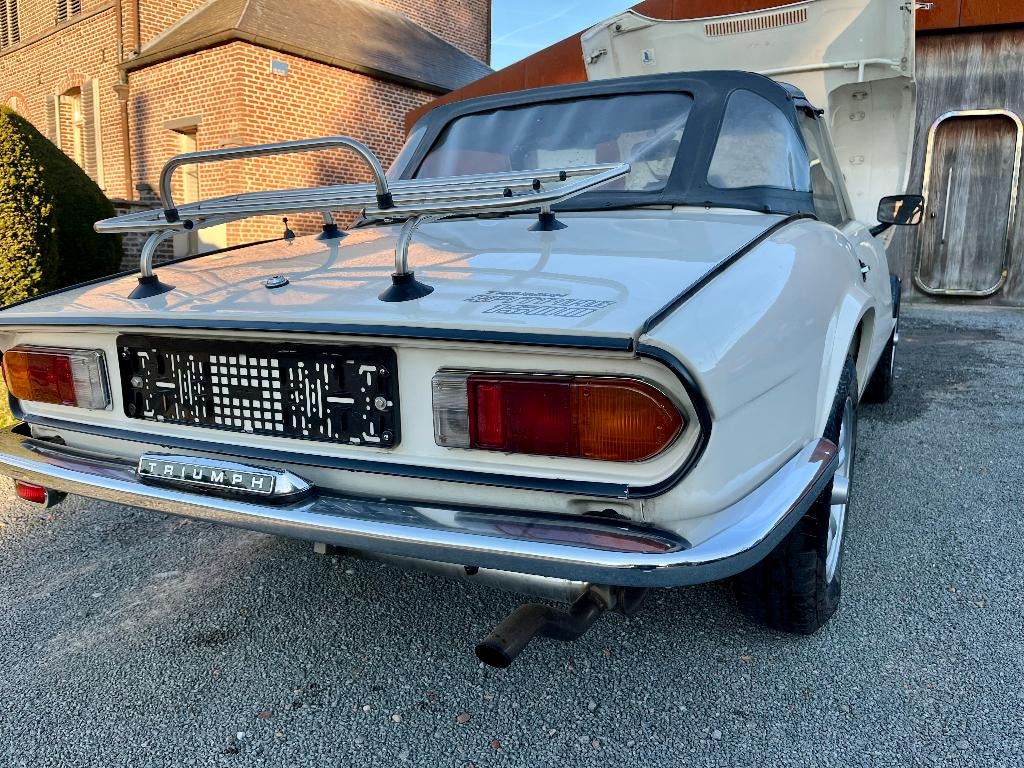 Triumph Spitfire 1500 (acier inoxydable), Autos, Triumph, Achat, 50 kW, Noir, 2 portes