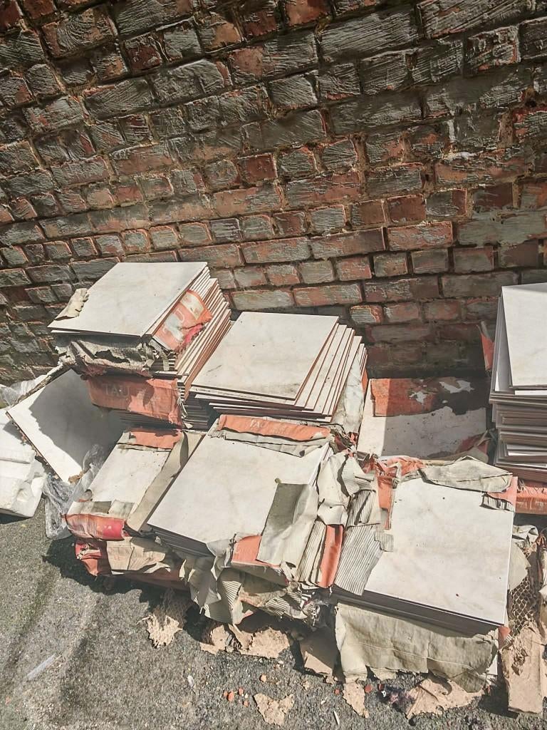 lot Keramiek tegels 31.6x31.6, Doe-het-zelf en Bouw, Tegels, Ophalen, Keramiek