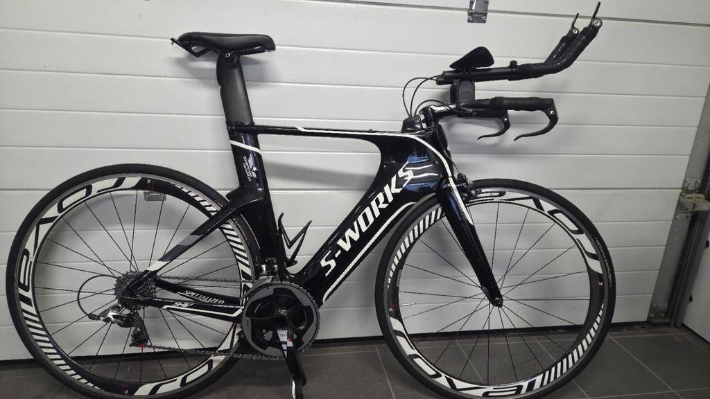 Sworks tijdritfiets, Ophalen, Carbon