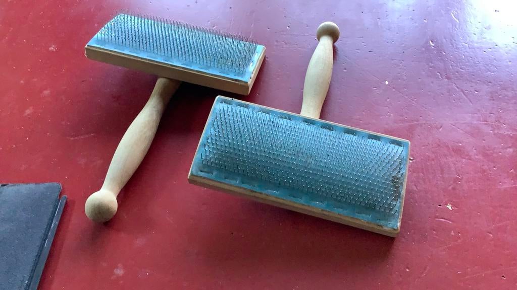 Kaardenborstel, Hobby & Loisirs créatifs, Rouets & Filature, Enlèvement, Comme neuf