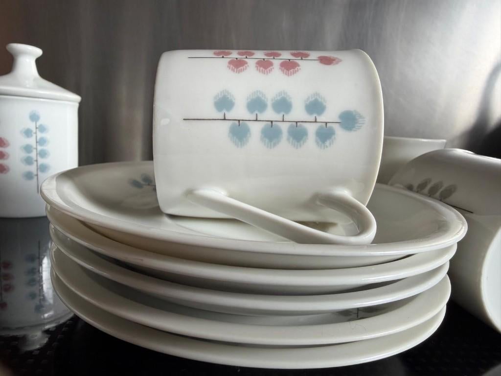 Set Porcelein koffie servies ARZBERG  312, Antiek en Kunst, Ophalen of Verzenden