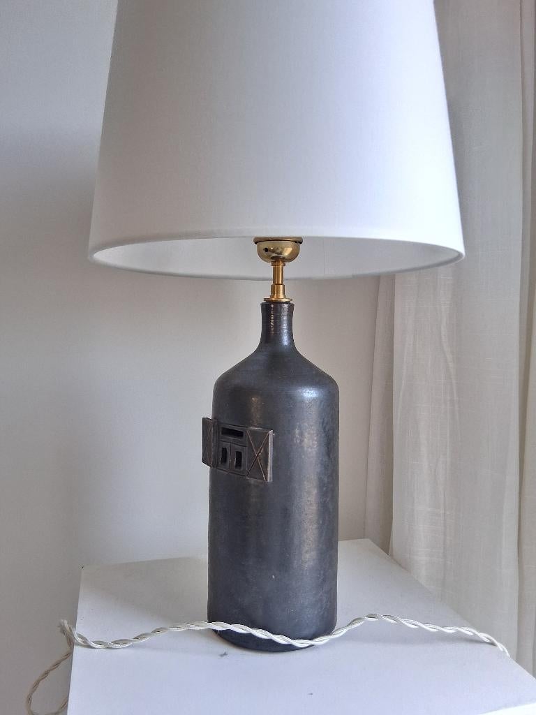 Jean Pierre Delesenne Lampe en céramique vintage, Envoi