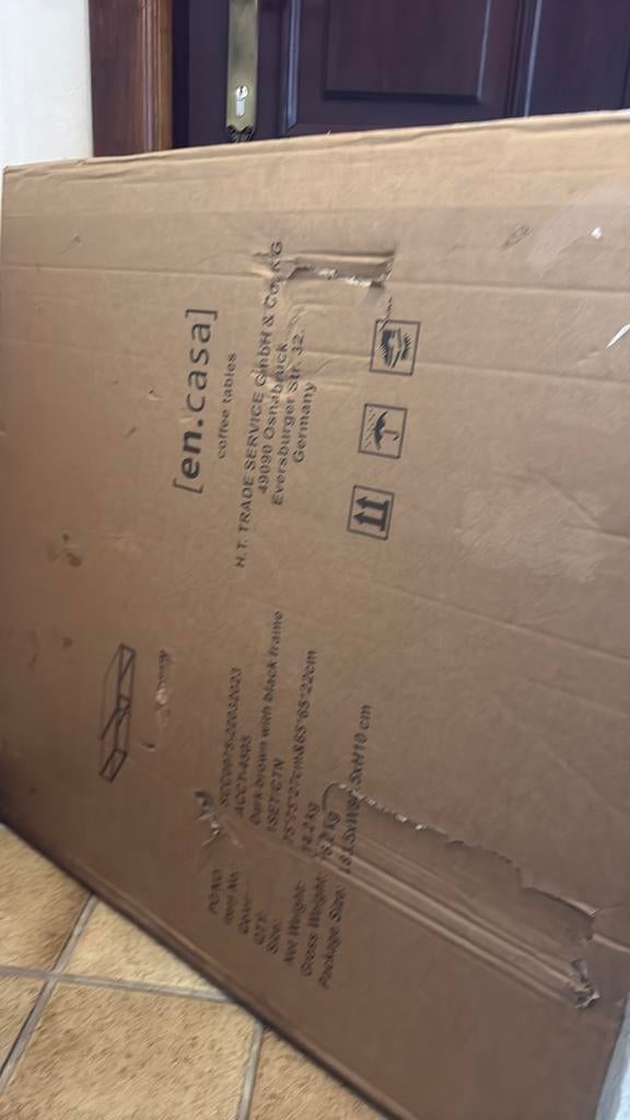 Salontafel, Ophalen, Zo goed als nieuw, Doos