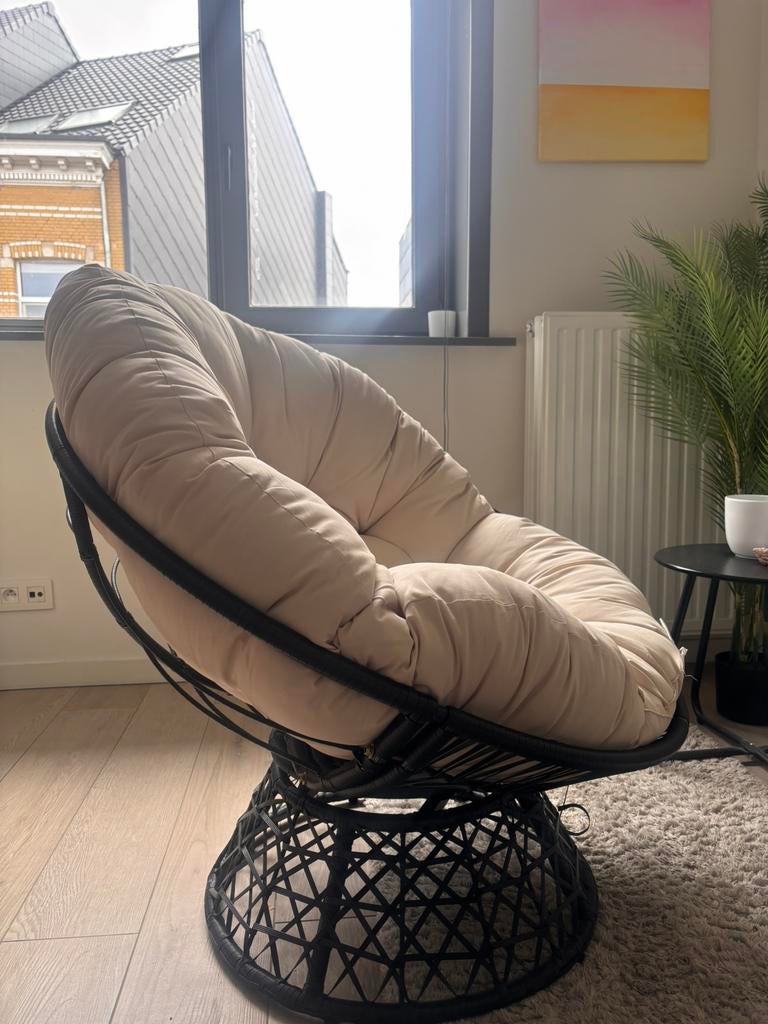 Papasan zetel, Huis en Inrichting, Ophalen, Zo goed als nieuw