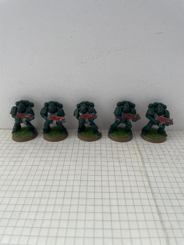 Lot de Dark Angels vintage peints + bonus pour W40K, Ophalen of Verzenden, Gebruikt, Warhammer 40000, Figuurtje(s)