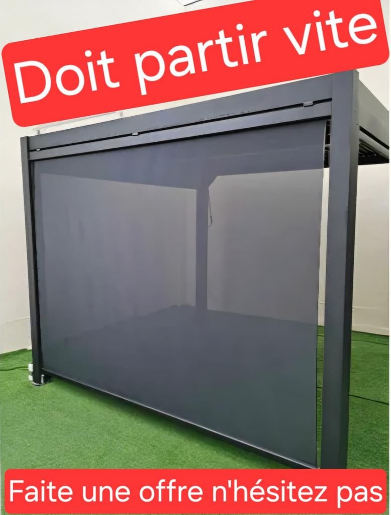 3  Nouveaux STORES Pergola Central Park Riaci Emballé., Jardin & Terrasse, Enlèvement, Neuf