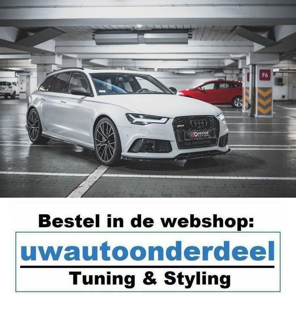 Maxton Design Spoiler Voorspoiler Lip Splitter Voor Audi RS6, Verzenden