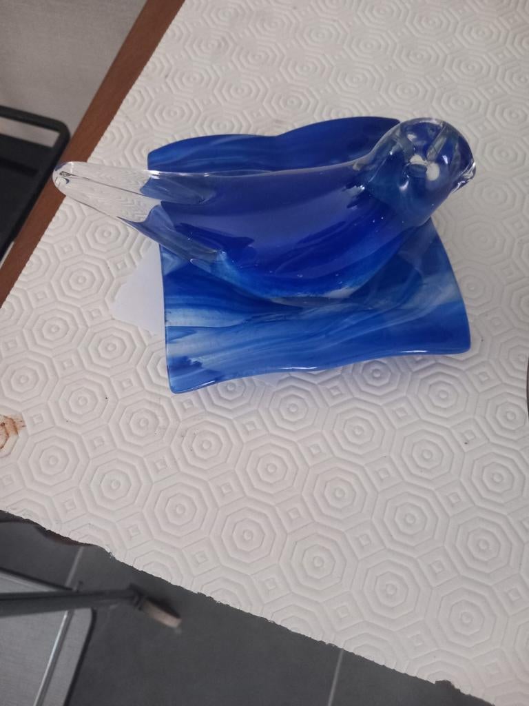 Zeer mooi set schaaltje met vogel, Enlèvement