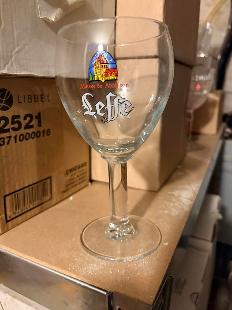 2 boîtes de 6 verres Leffe 33 cl, Enlèvement, Neuf, Verre ou Verres, Leffe