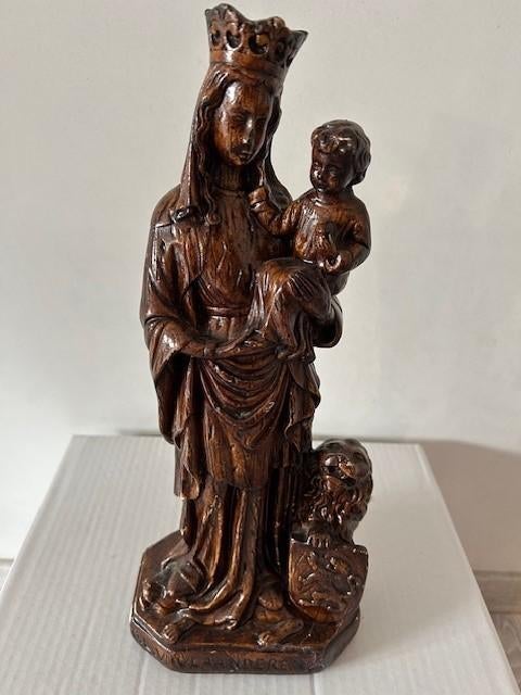 Beeld Onze Lieve Vrouw van Vlaanderen, Antiek en Kunst, Antiek | Religieuze voorwerpen, Ophalen of Verzenden