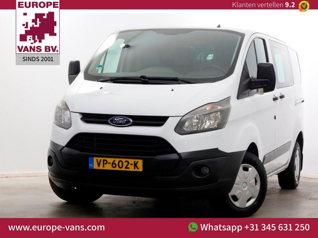 Ford Transit Custom 2.2 TDCI L1H1 Airco/2x Schuifdeur/Achter, Auto's, Bestelwagens en Lichte vracht, Wit, Bedrijf, 183 g/km, Ford