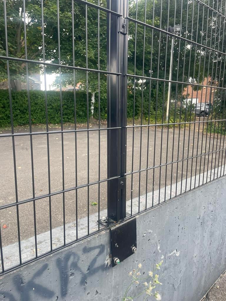 Panneaux clôture double fil  H1,83mx2,50m gris anthracite, Enlèvement, Comme neuf