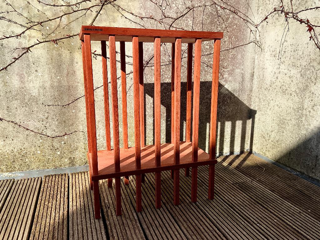 Nieuwe bartafel Duizendpoot in massief Padoek, Huis en Inrichting, Barren, Ophalen, Nieuw