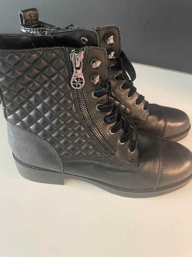 Laarsjes Guess, Verzenden, Zwart, Lage of Enkellaarzen, Nieuw