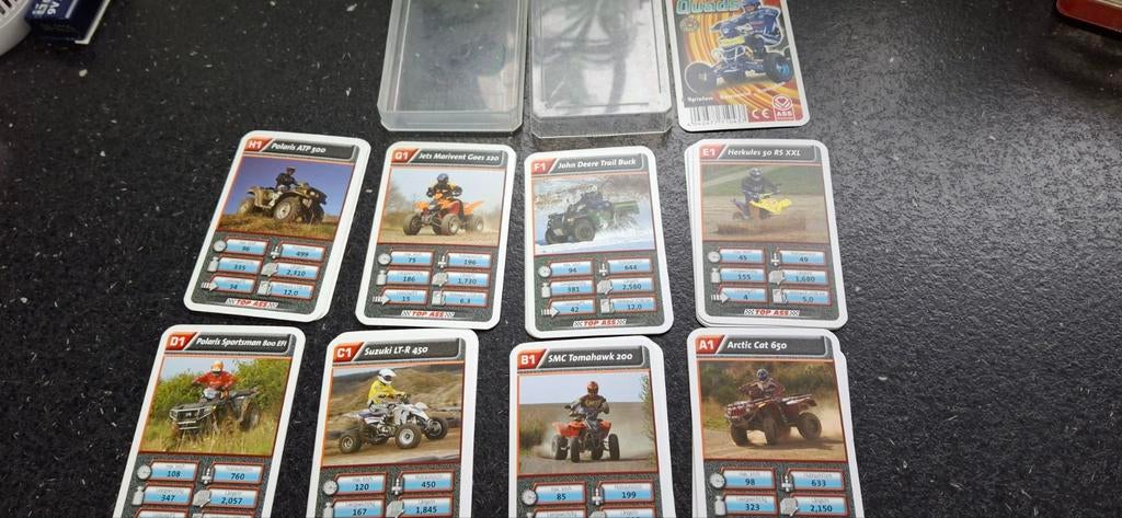 Kwartet Top Ass Quads John Deere Suzuki Polaris, Ophalen of Verzenden, Zo goed als nieuw, Kwartet(ten)