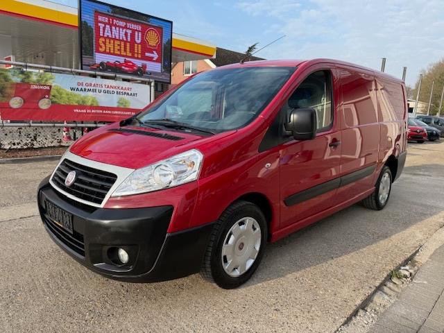Fiat Scudo 2.0 Diesel 3 Zits LANGE VERSIE! 120 DKM 3 Zits!, Auto's, Bestelwagens en Lichte vracht, Euro 5, Stof, 4 cilinders, Bedrijf