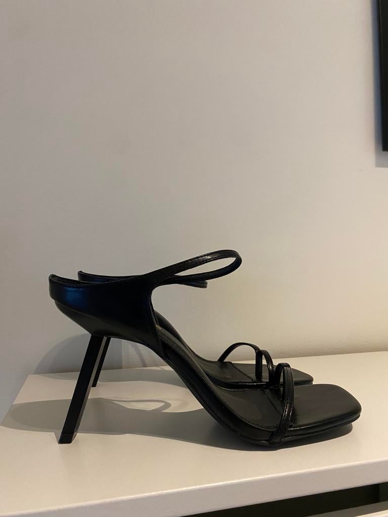 Sandales à talons (size: 41), Enlèvement, Neuf, Noir