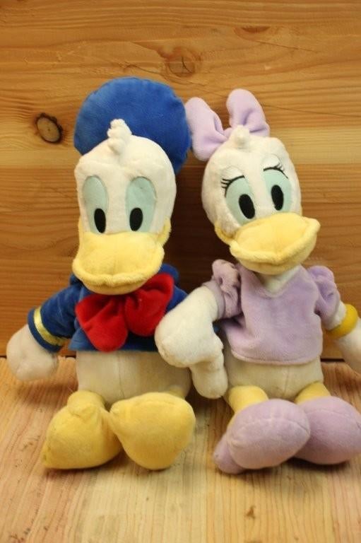 Knuffels Donald en Katrien Duck Disney, Verzamelen, Ophalen of Verzenden, Donald Duck, Zo goed als nieuw, Knuffel
