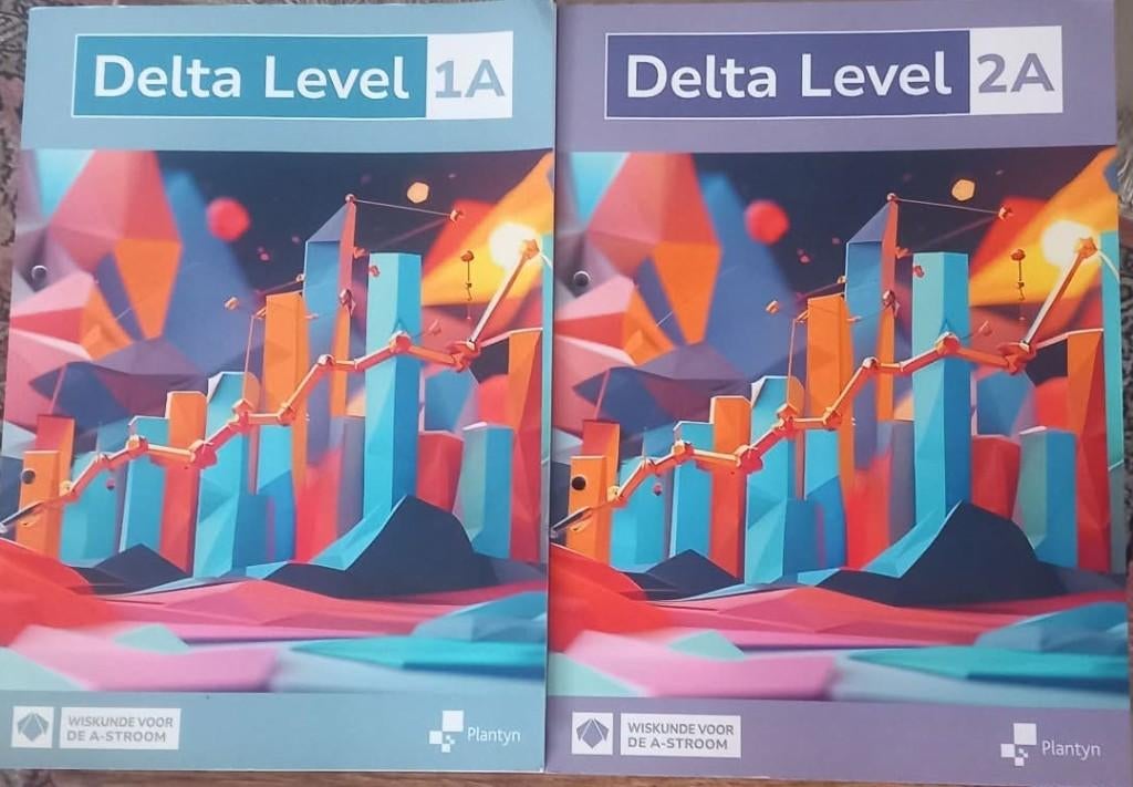 Delta 1A en 2A wiskunde voor A Stroom studieboeken, Livres, Livres scolaires, Enlèvement, Neuf, Mathématiques A, Diverse auteurs