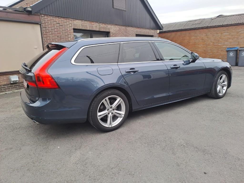 VOLVO V90 D4 Momentum, Auto's, Volvo, V90, 4 cilinders, Blauw, Leder