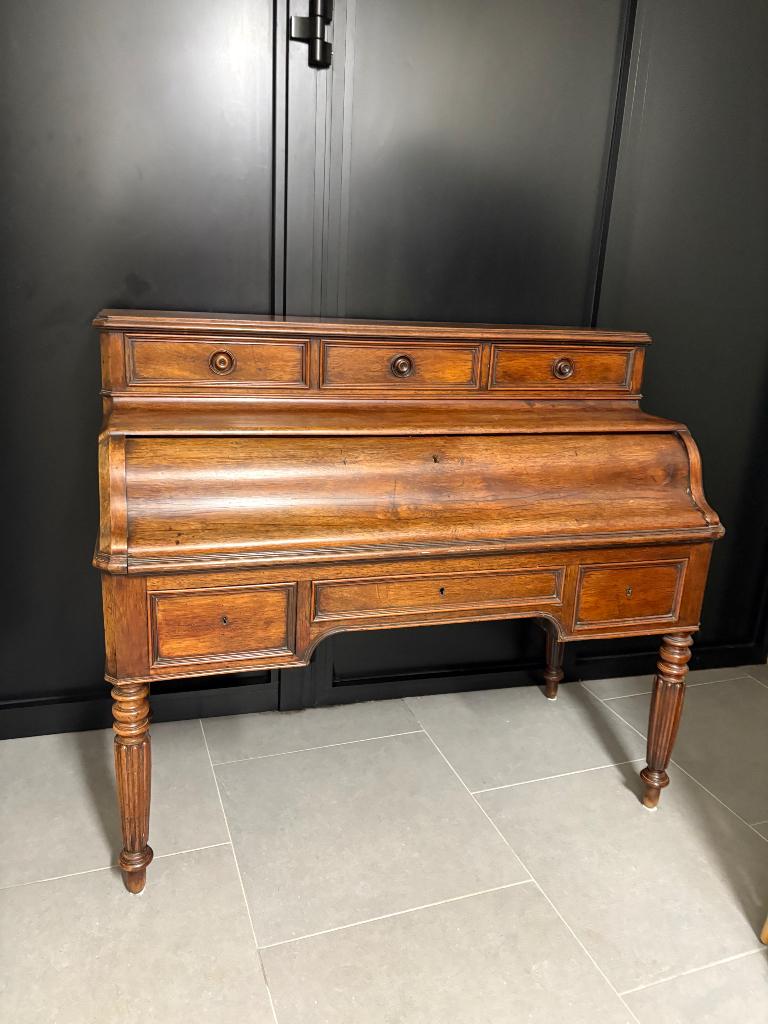 Klepbureau (antieke secretaire), Huis en Inrichting, Bureaus, Ophalen, Opbergruimte, Gebruikt, Secretaire