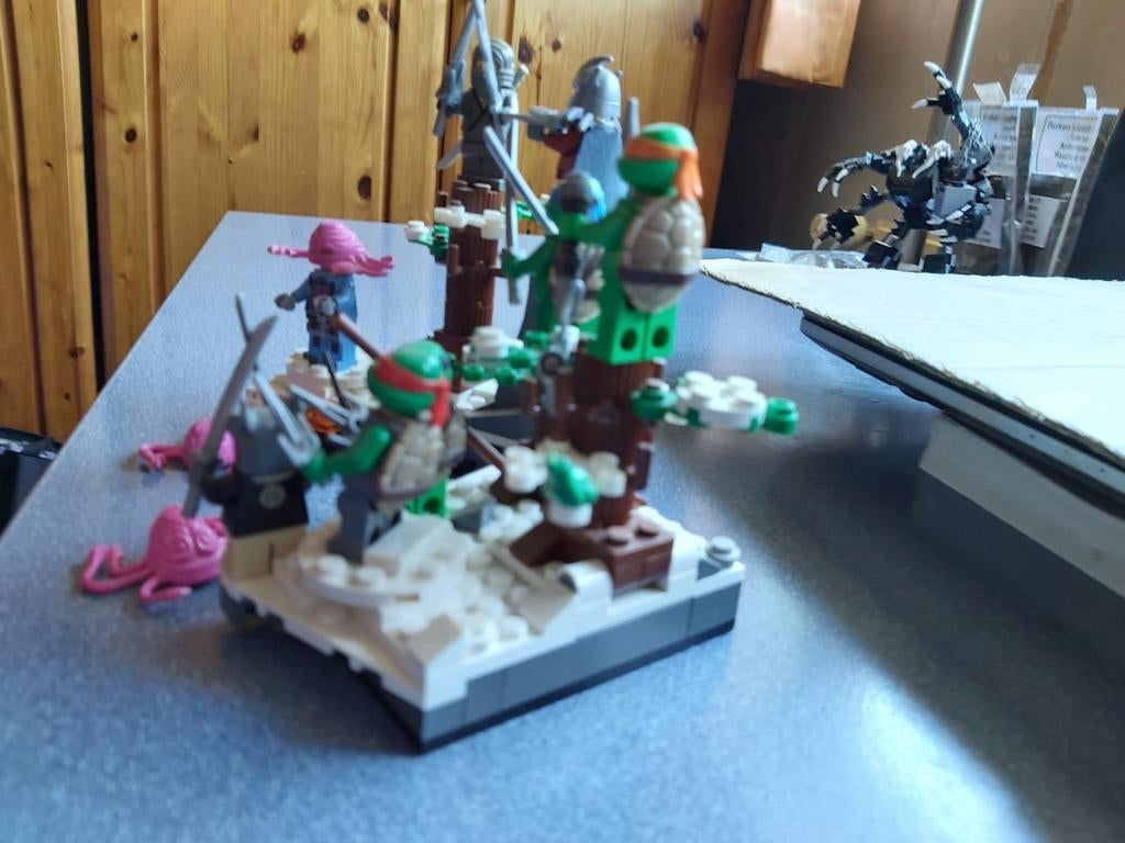 Lego MOC TMNT ninjaschildpadden, Ophalen of Verzenden, Lego